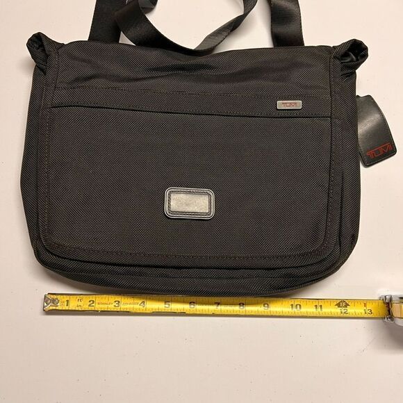 TUMI Black Messenger Bag - Picture 11 of 14